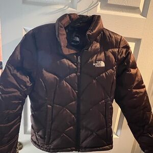 The North Face Dark Brown 550 Puffer Jacket